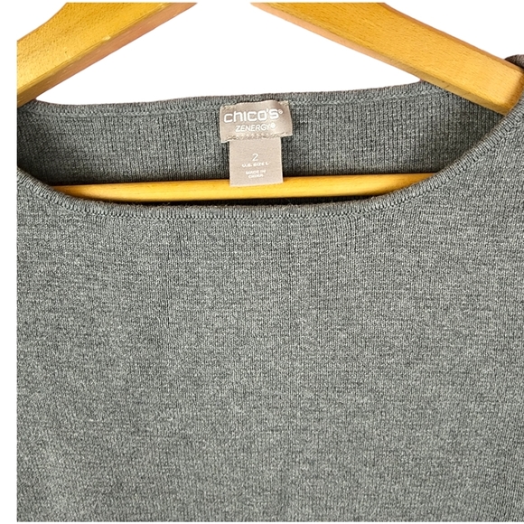 Chico's Zenergy Sweater Size 2 - Picture 2 of 4